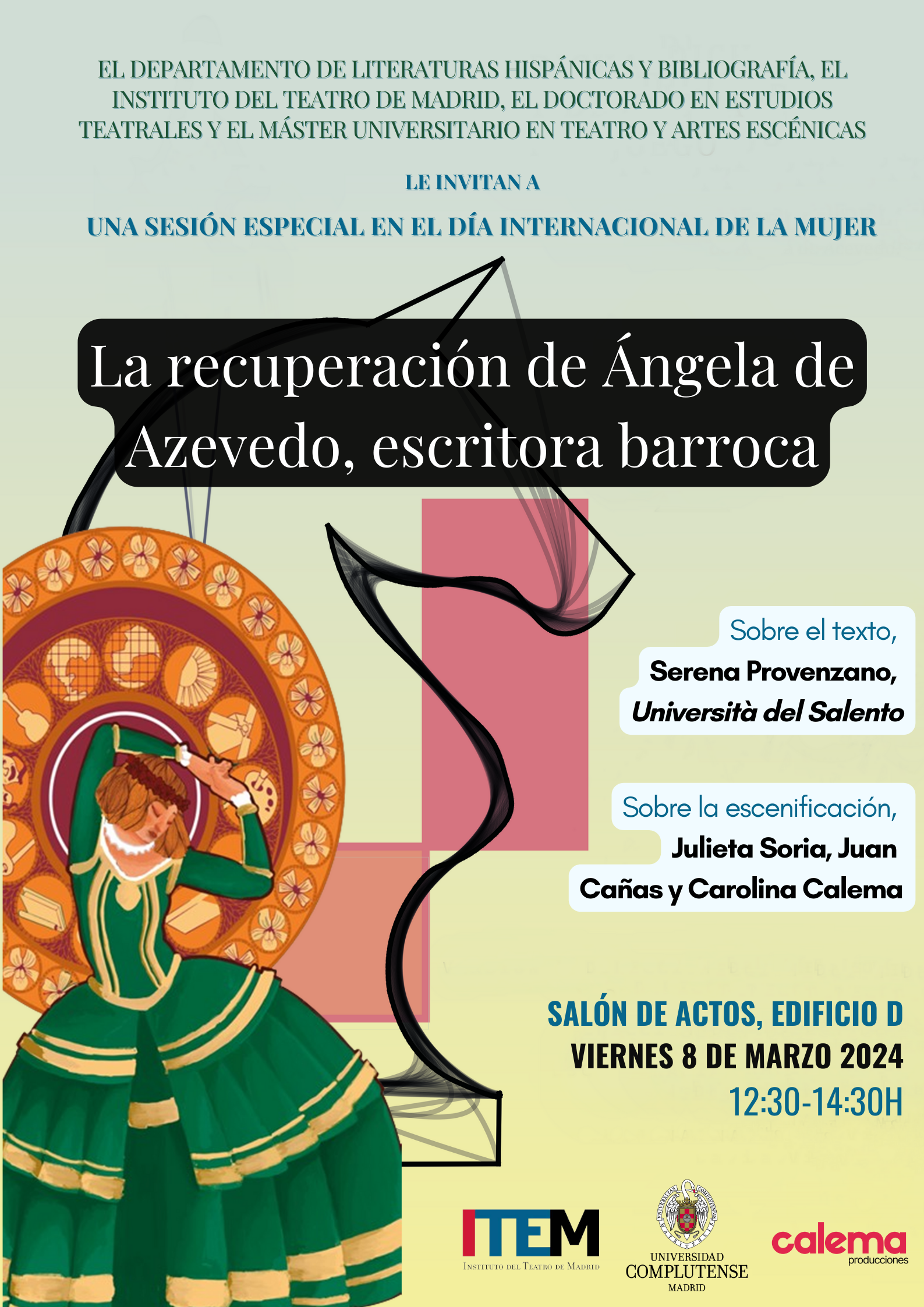 Sesión especial sobre Ángela de Azevedo por el Día Internacional de la Mujer